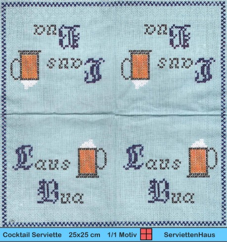 Lausbua - 1 Cocktail Serviette